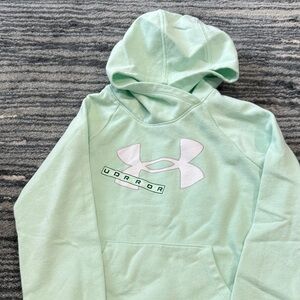 Under Armour Mint Green Fleece Hoodie